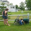 Vincent d�couvre, L'Anse-�-Gilles sous l'oeil attentif de sa m�re. 2007-07-15