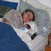Dormir dans les bras de Maman, c'est bon !!!
2005-05-21