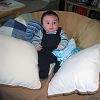 Voici le petit roi sur son tr�ne.  N'est-il pas adorable?
2005-07-29