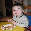Un peit souper l�ger � la chandelle pendant une panne d'�lectricit�. 2007-12-12